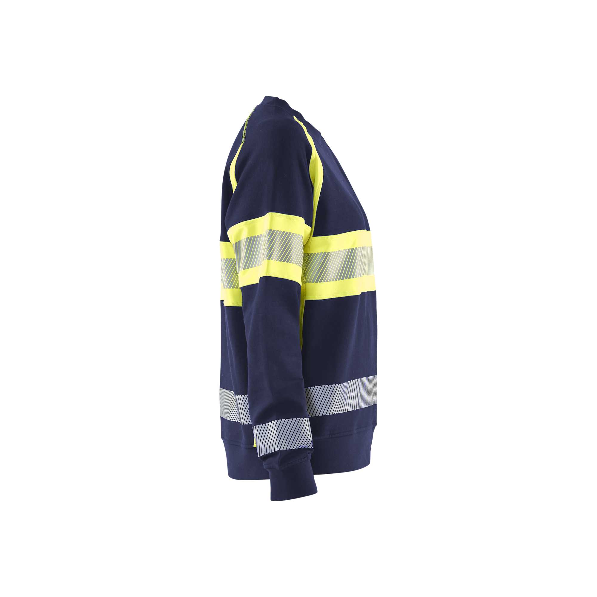 BLAKLADER 34091158 Hi Vis Reflective Sweatshirt WOMEN - 100% Cotton